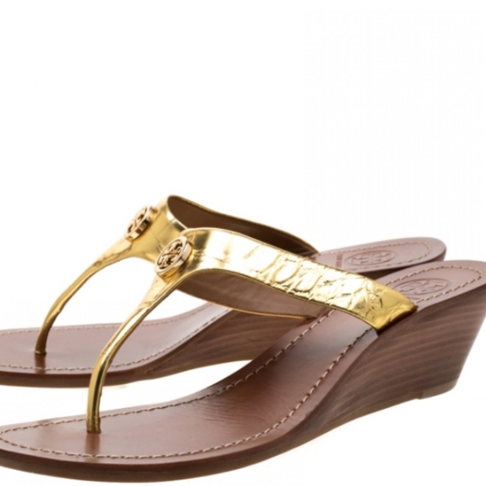 Tory Burch Cameron Wedge Sandal Size 10